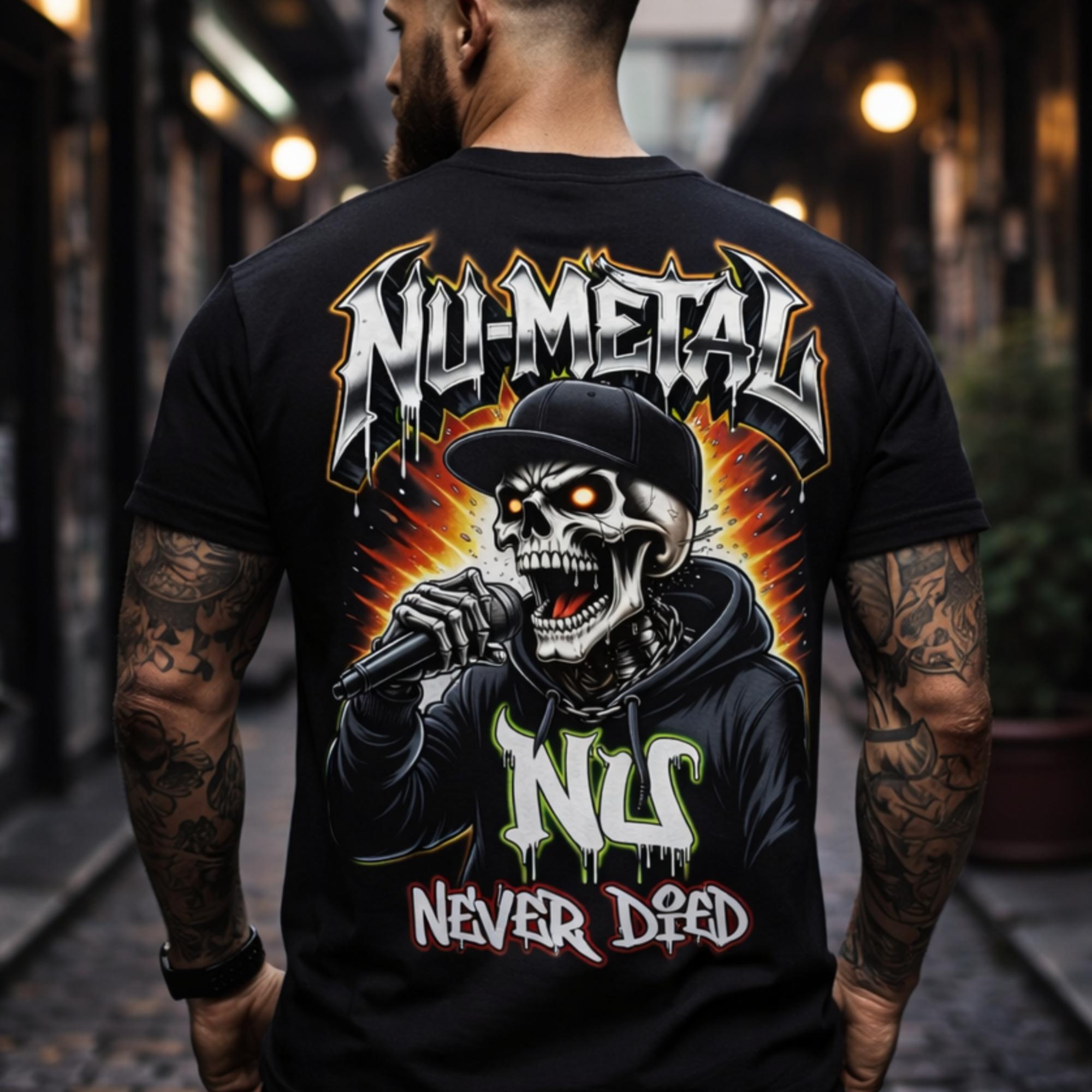 Nu-Metal Never Died Skeleton Rapper Tee