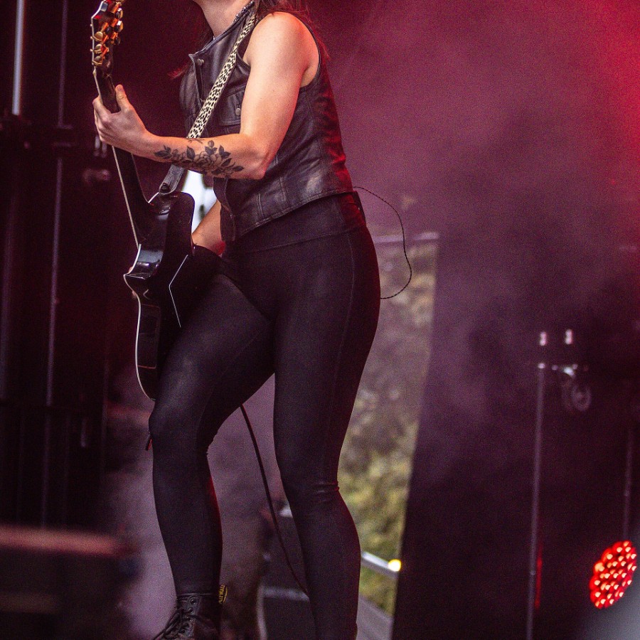 Kittie performing live at Reload Festival in 2026