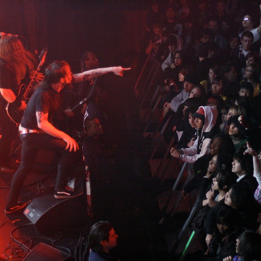 Cancer Bats performing live