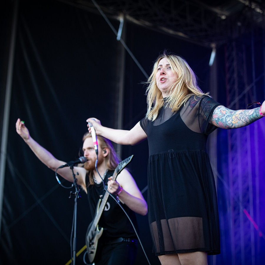 Employed To Serve performing at Rock am Ring in 2023