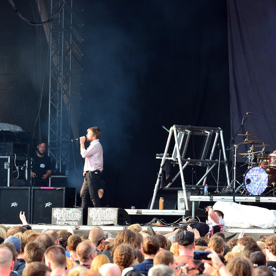 Enter Shikari performing live at Elbriot festival 2015