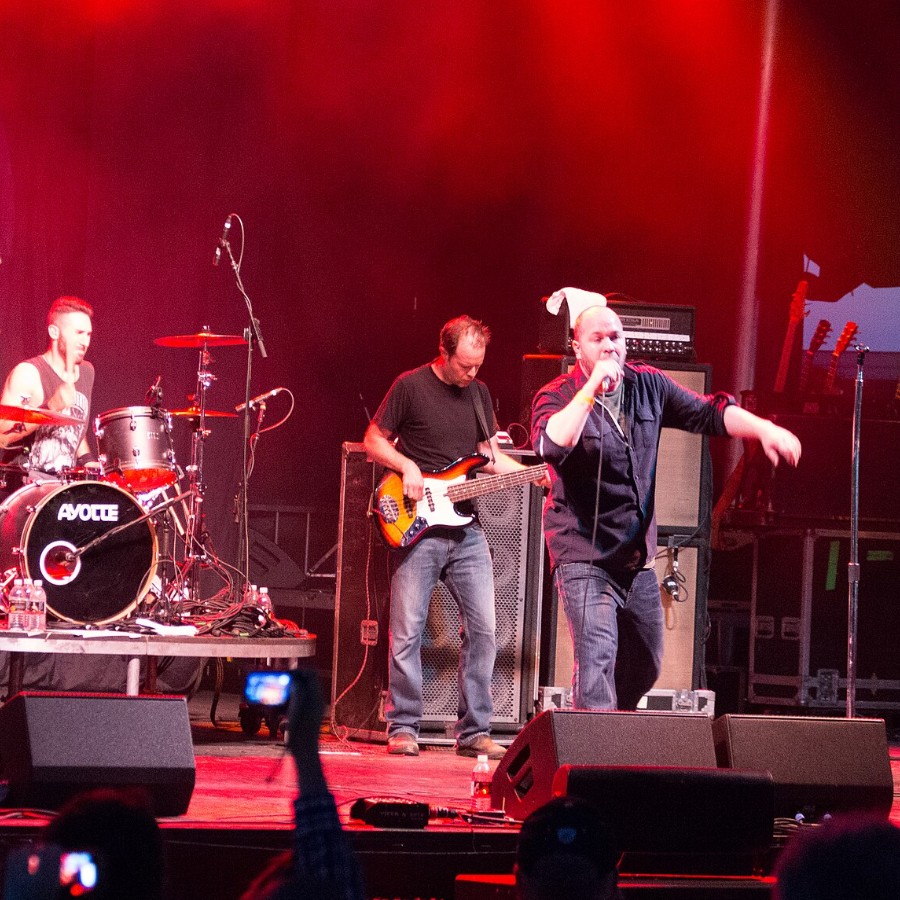 Finger Eleven performing live in 2014