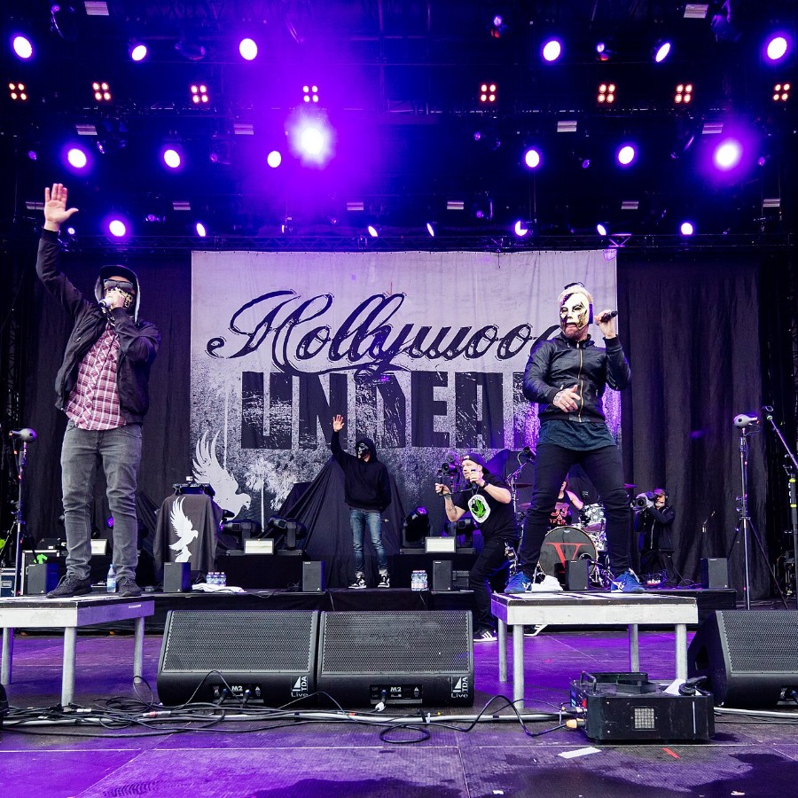 Hollywood Undead performing live at Rock am Ring in 2018, featured in Nu Metal News 7 October 2026