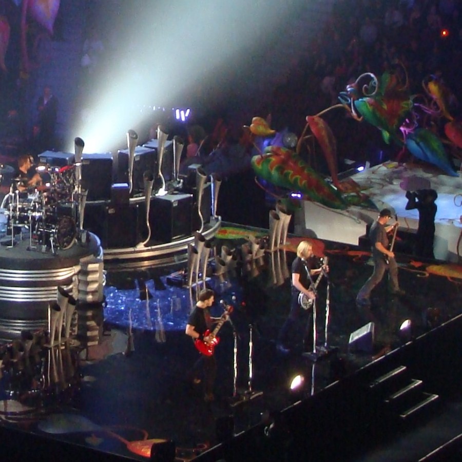 Nickelback performing live at the Juno Awards