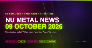 Nu Metal News 9 October 2026 daily news header card