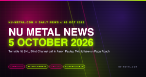 Nu Metal News 5 October 2026 daily news column hero image